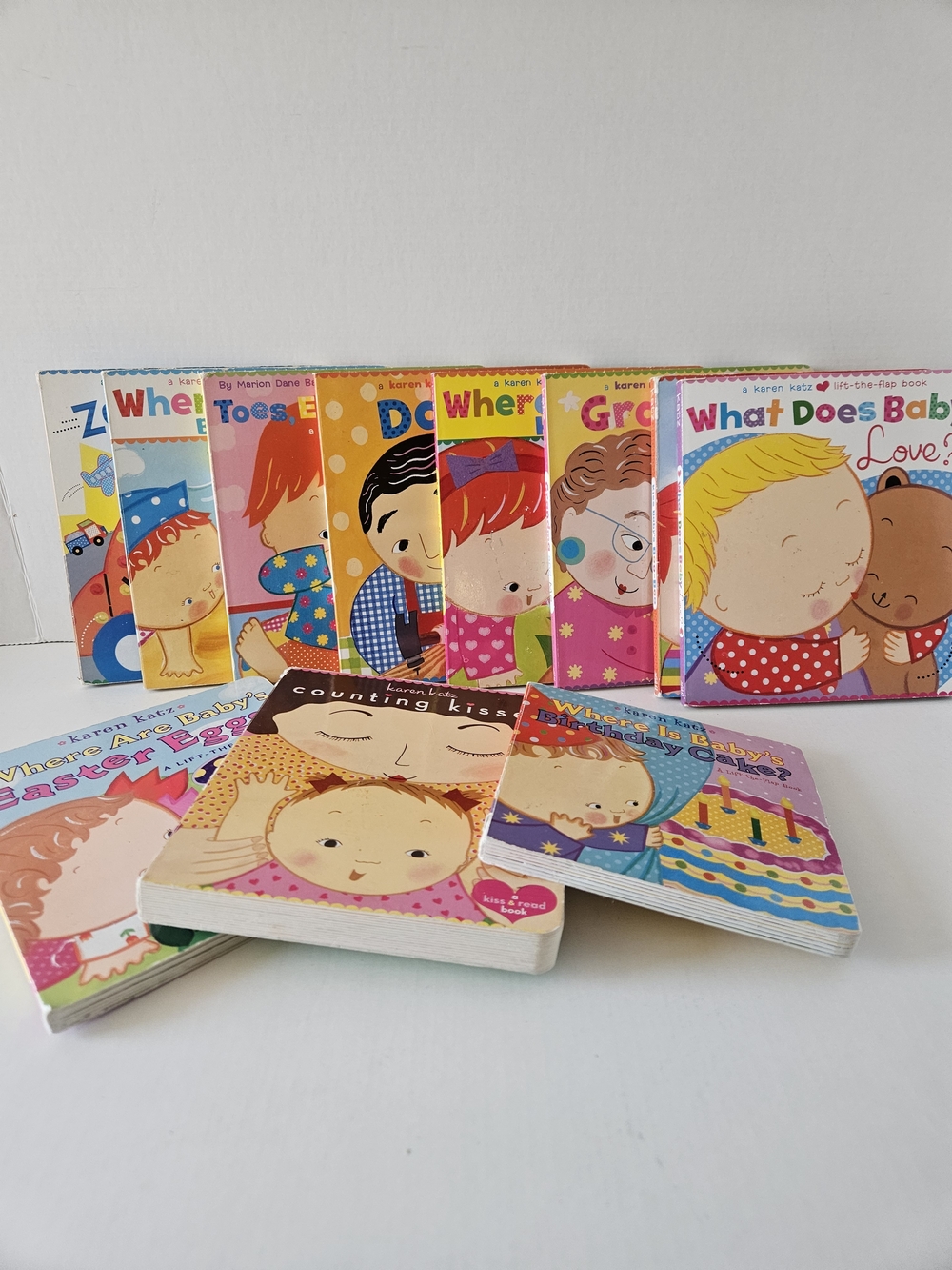 Karen Katz Board Flip Books Bundle Of 11 Where Is Baby's...?